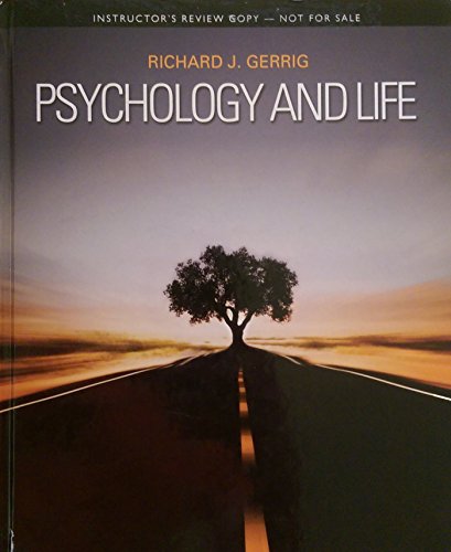 Stock image for Psychology and Life (Mypsychlab) for sale by HPB-Red
