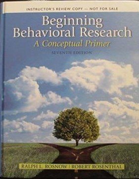 Beispielbild fr Beginning Behavioral Research: A Conceptual Primer (Instructor's Review Copy) zum Verkauf von SecondSale