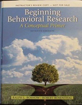 9780205859382: Instructor's Review Copy for Beginning Behavioral Research
