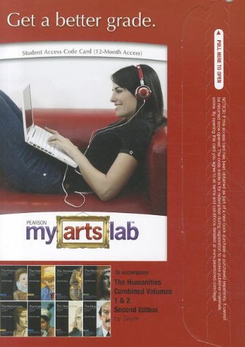 Humanities, the Myartslab Standalone Access Card: Culture, Continuity and Change (9780205868278) by Sayre, Henry M.