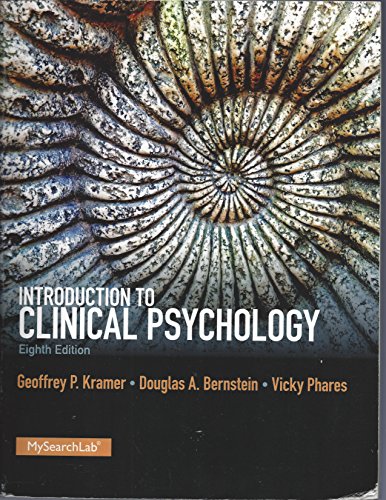 9780205871858: Introduction to Clinical Psychology