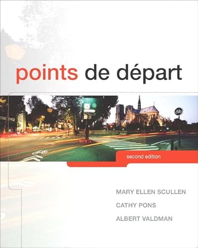 Points De Depart + Myfrenchlab With Pearson Etext 24mo (French Edition) (9780205879861) by Scullen, Mary Ellen; Pons, Cathy; Valdman, Albert