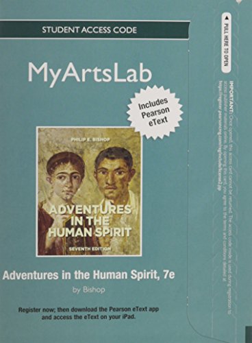 Imagen de archivo de NEW MyLab Arts with Pearson eText -- Standalone Access Card -- for Adventures in the Human Spirit (7th Edition) a la venta por Iridium_Books