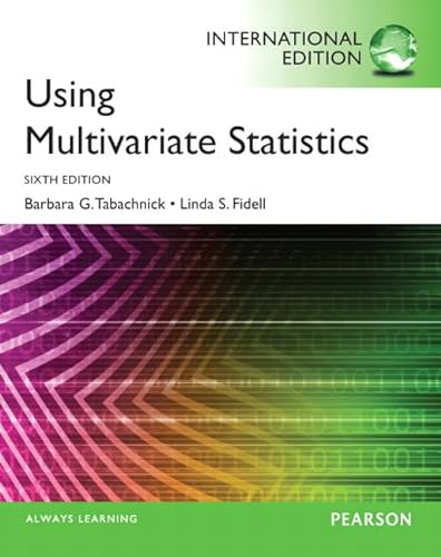 9780205890811: Using Multivariate Statistics:International Edition