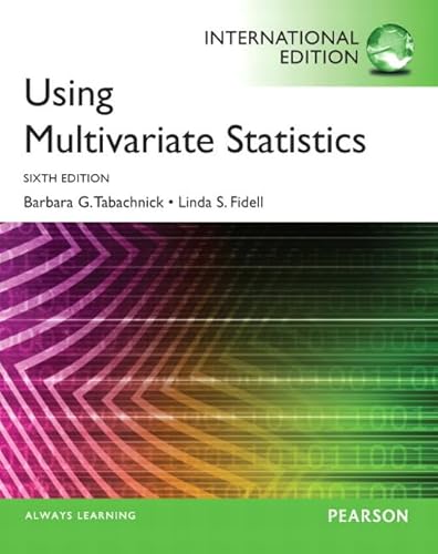 Stock image for Using Multivariate Statistics : International Edition for sale by Better World Books Ltd