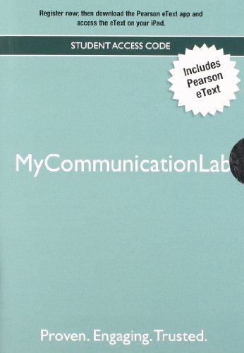 Beispielbild fr NEW MyLab Communication with Pearson eText -- Valuepack Access Card zum Verkauf von SecondSale