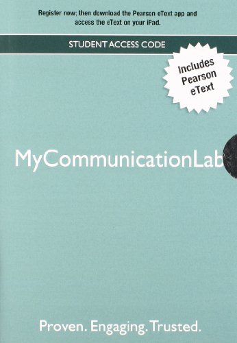9780205890859: NEW MyLab Communication with Pearson eText -- Valuepack Access Card