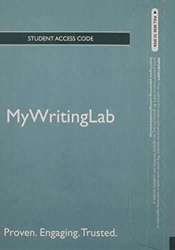 9780205891450: Access Code for MyLab Writing without Pearson eText