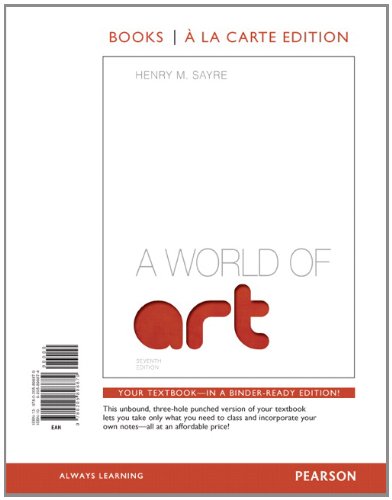 Stock image for A World of Art, Books a la Carte Edition for sale by BooksRun