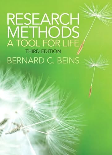 Imagen de archivo de Research Methods: A Tool for Life (3rd Edition) a la venta por HPB-Red