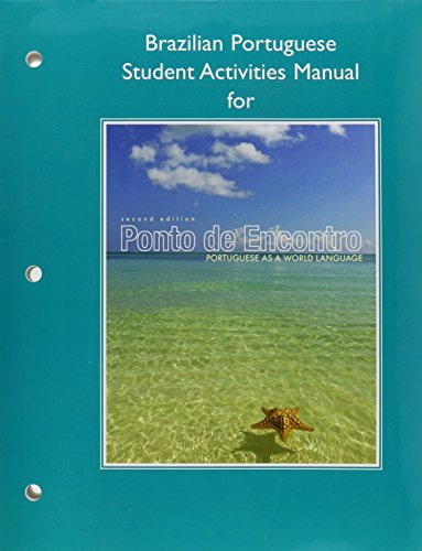 Stock image for Ponto de Encontro: Portuguese as a World Language, Brazilian Student Activities Manual, and Oxford PORTUGUESE DICTIONARY for sale by Iridium_Books