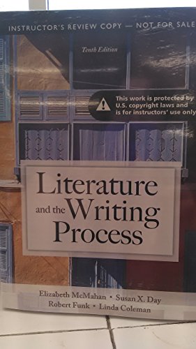 Stock image for Literature and the Writing Process for sale by ThriftBooks-Atlanta