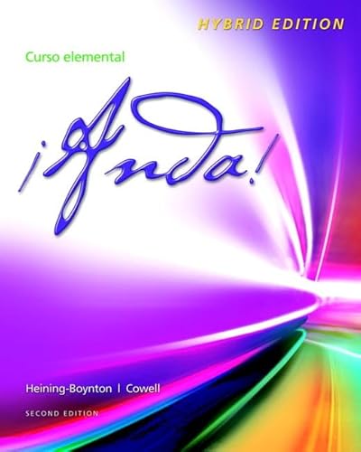 9780205905232: Anda! Curso Elemental: Hybrid Edition (English and Spanish Edition)