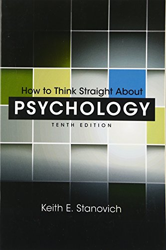 Beispielbild fr How to Think Straight About Psychology (10th Edition) zum Verkauf von BooksRun