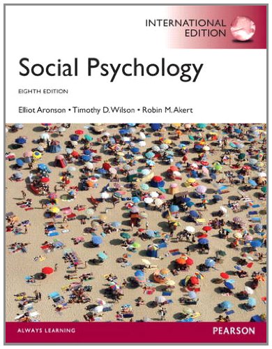 Imagen de archivo de Social Psychology. Elliot Aronson, Timothy D. Wilson, Robin M. Akert a la venta por Better World Books