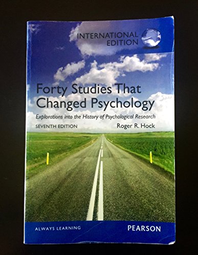 9780205927333: Forty Studies that Changed Psychology:International Edition