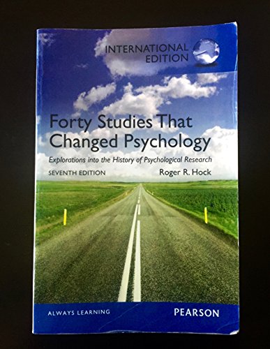 9780205927333: Forty Studies that Changed Psychology: International Edition