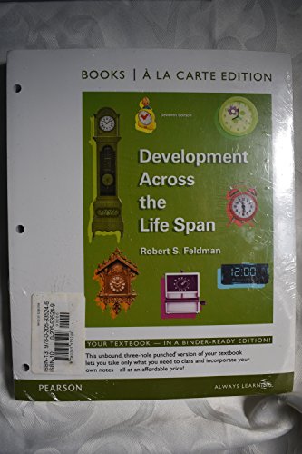 Development Across the Life Span (9780205935246) by Feldman, Robert S., Ph.D.