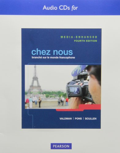 9780205935499: Chez Nous Text Audio Cds: Branch Sur Le Monde Francophone, Media-enhanced Version
