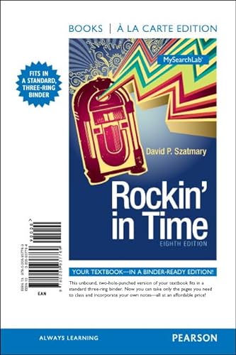 Stock image for Rockin In Time, Books a la Carte Edition for sale by GoldBooks