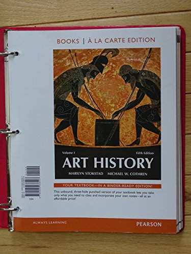 Beispielbild fr Art History, Volume 1 -- Books a la Carte (5th Edition) zum Verkauf von BooksRun