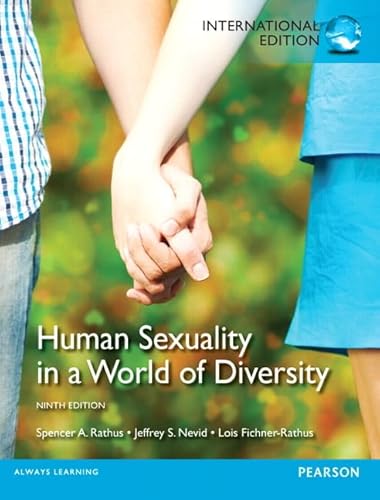 9780205940615: Human Sexuality in a World of Diversity (case): International Edition