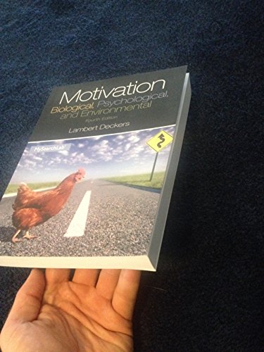 Stock image for Motivation: Biological, Psychological, and Environmental (4th Edition) for sale by Books of the Smoky Mountains