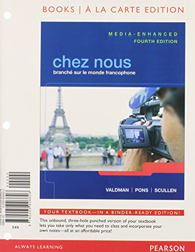 Stock image for Chez nous: Branch sur le monde francophone, Media-Enhanced Version, Books a la Carte Edition, MyLab French with Pearson eText, and Oxford FRENCH PENQUIN DICTIONARY (4th Edition) for sale by Iridium_Books