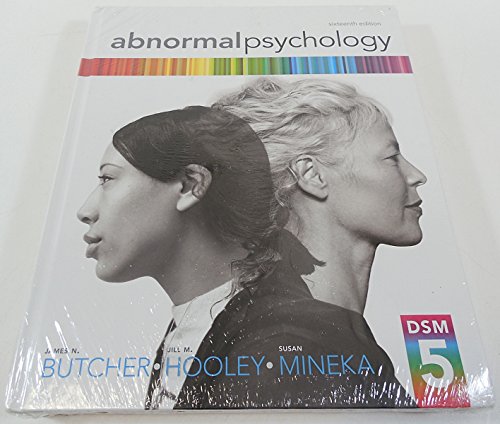 Beispielbild fr Abnormal Psychology (16th Edition) zum Verkauf von SecondSale