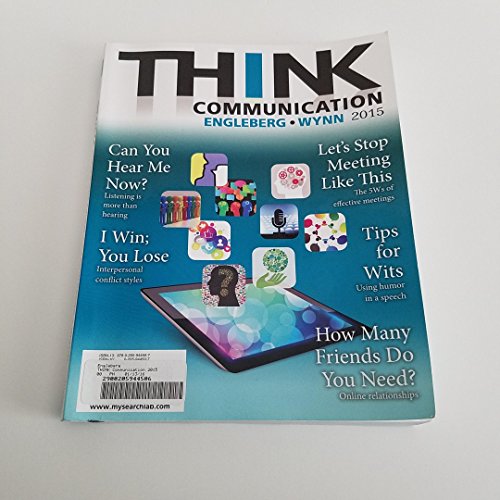 Stock image for THINK Communication (3rd Edition) for sale by SecondSale