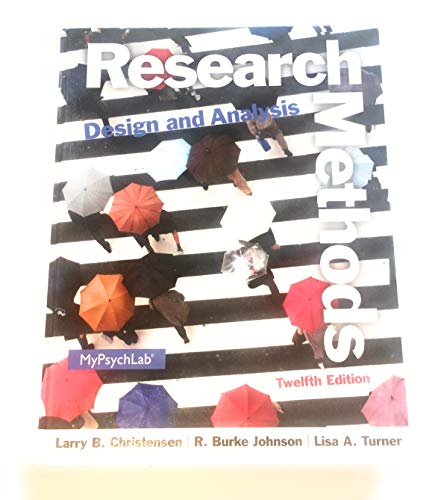 Stock image for Research Methods, Design, and Analysis Plus MyLab Search with eText -- Access Card Package (12th Edition) for sale by GoldenWavesOfBooks