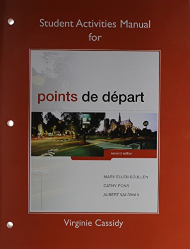 Stock image for Points de dpart, Books a la Carte Edition & MyLab French with Pearson eText -- Access Card -- for Points de depart (multi-semester access) & Student . for Points de dpart Package (2nd Edition) for sale by Iridium_Books