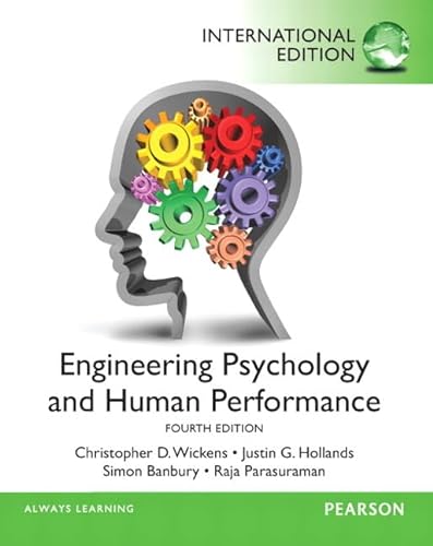 Stock image for Engineering Psychology & Human Performance for sale by medimops