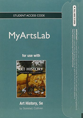 NEW MyLab Arts without Pearson eText -- Standalone Access Card -- for Art History, Combined Volume (5th Edition) (9780205948970) by Stokstad, Marilyn; Cothren, Michael W.