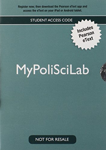 Stock image for NEW MyLab Political Science with Pearson eText -- Valuepack Access Card for sale by BooksRun