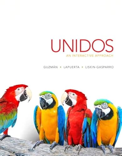 Stock image for Unidos Classroom Manual for sale by HPB-Red