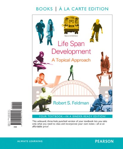 Beispielbild fr Life Span Development: A Topical Approach, Books a la Carte Edition (2nd Edition) zum Verkauf von Irish Booksellers
