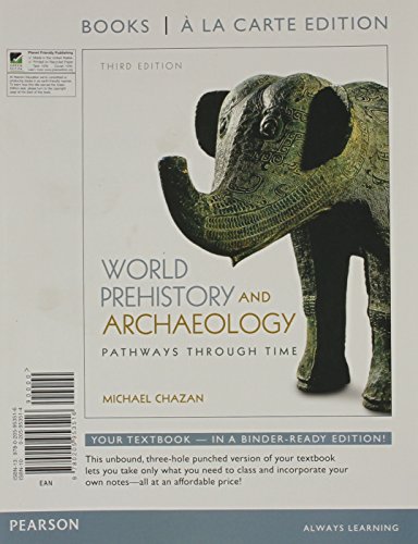 Imagen de archivo de World Prehistory and Archaeology, Books a la Carte Edition (3rd Edition) a la venta por Iridium_Books