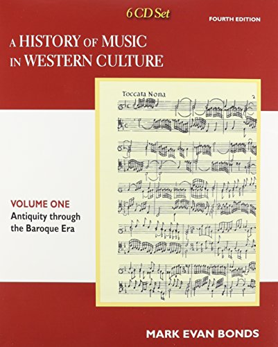 Imagen de archivo de CD Set Volume I for A History of Music in Western a la venta por BooksRun