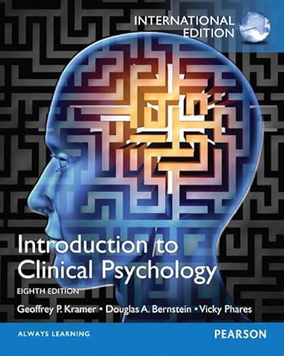 9780205954001: Introduction to Clinical Psychology (S2PCL): International Edition