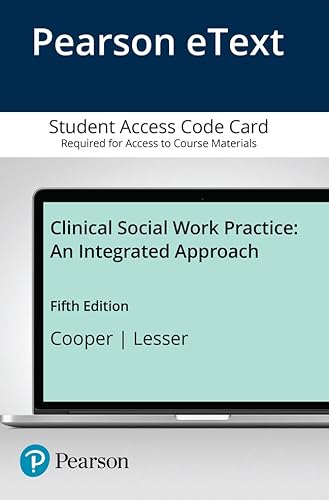 9780205956876: Clinical Social Work Practice Pearson Etext Access Code: An Integrated Approach: An Integrated Approach, Enhanced Pearson eText -- Access Card