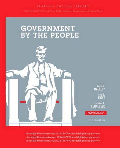 9780205966257: Government by the People: California Edition