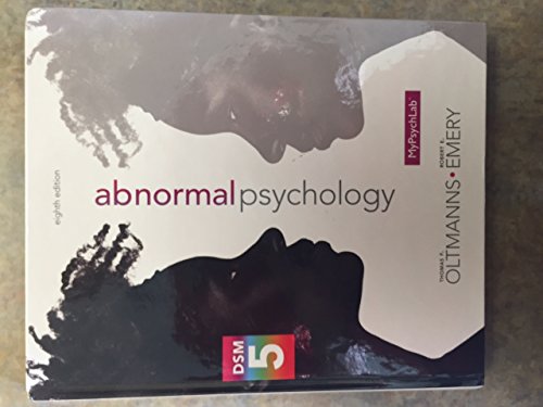 Beispielbild fr Abnormal Psychology zum Verkauf von Better World Books