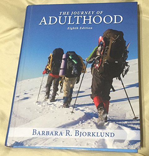 Imagen de archivo de Journey of Adulthood (8th Edition) a la venta por BooksRun