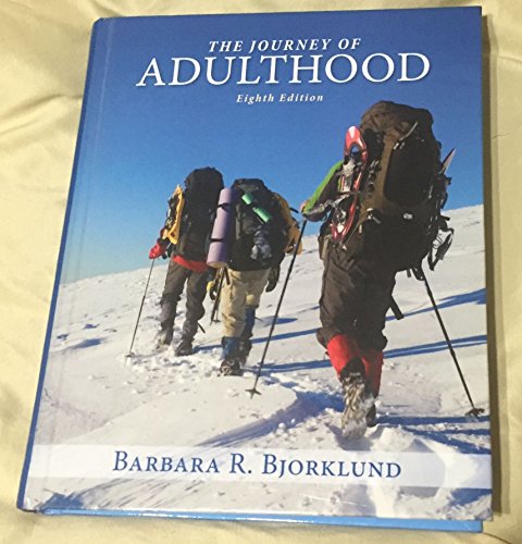Stock image for Journey of Adulthood (8th Edition) for sale by BooksRun