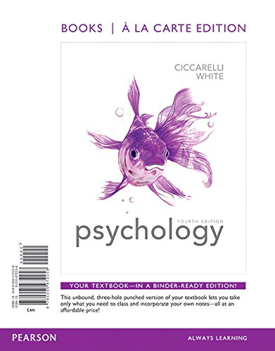 9780205972258: Psychology, Books a la Carte Edition