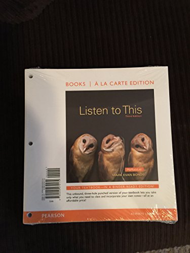 Stock image for Listen to This for sale by Better World Books: West