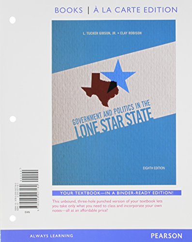 9780205979516: Govenment and Politics in the Lone Star State