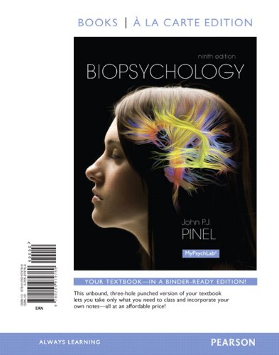 Stock image for Biopsychology, Books a la Carte Edition (9th Edition) for sale by SecondSale
