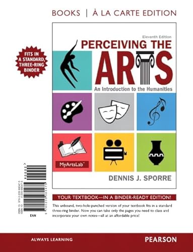 Stock image for Perceiving the Arts: An Introduction to the Humanities for sale by Textbooks_Source